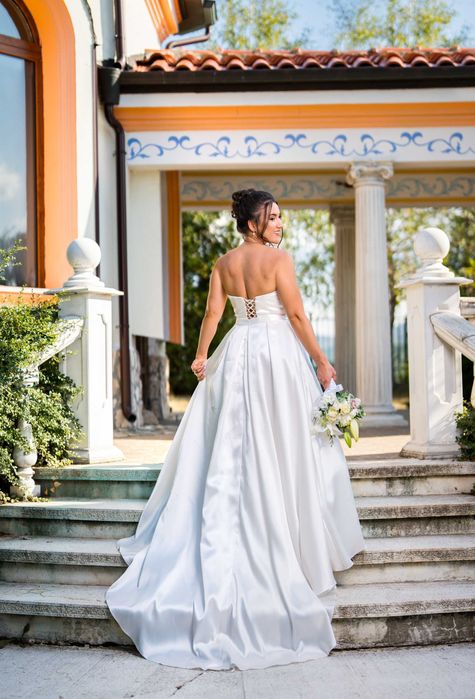 Уникална 2-в-1 булчинска рокля + ПОДАРЪК