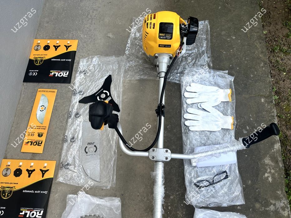 Бепул доставка 4х тактный бензиновый триммер Rolf новый