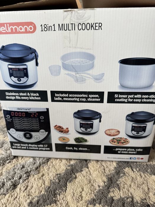 Delimano 18 in 1 multi cooker