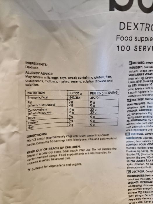 Suplimente nutritive dextrose