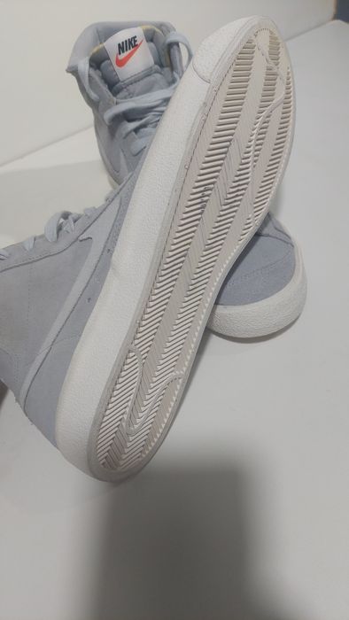 Nike Blazer Mid '77 Suede Wolf Grey - Noi, Nepurtați - Mărime 45