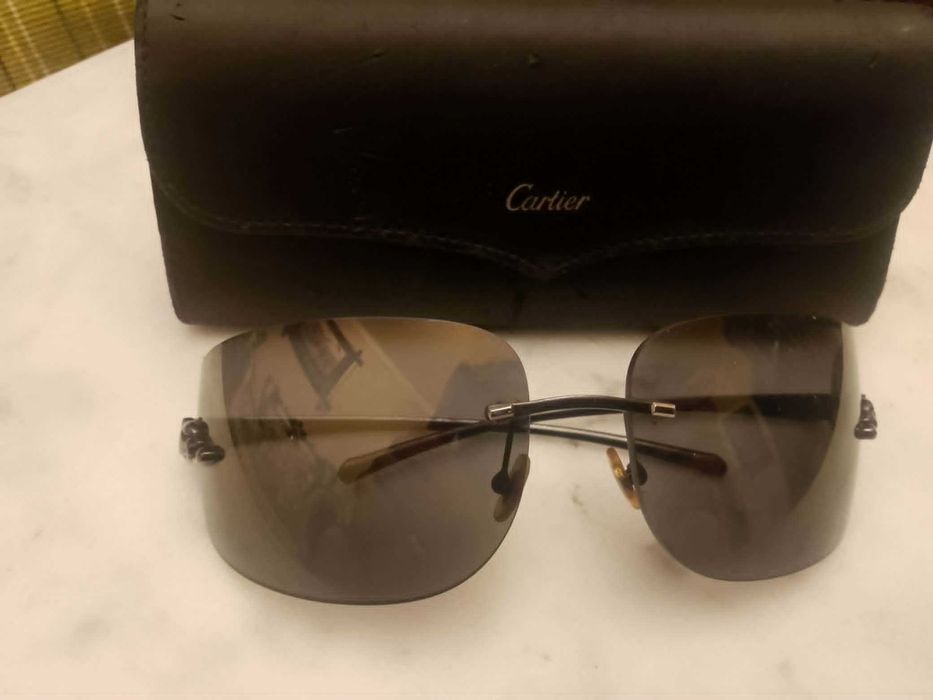 Оригинални Слънчеви очила Cartier Black Panthere T8200881