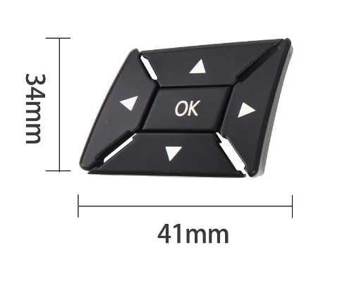 Бутони волан черно/тъмно сиво Mercedes W166 W463 ML GL G class копчета