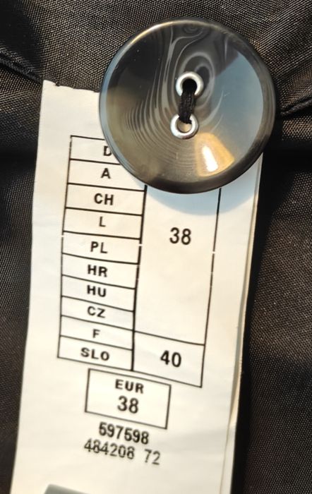 Sacou Orsay negru, cambrat, mărimea 38, elegant, office / business