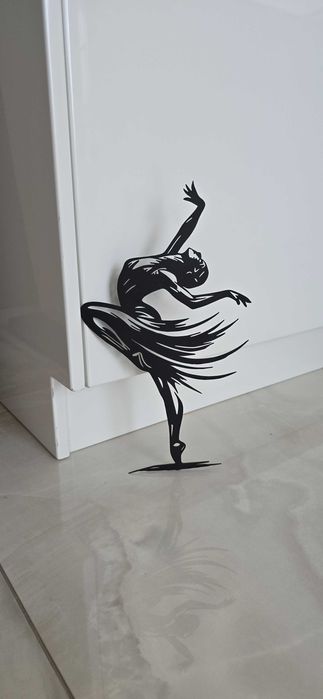 Метална изящна балерина, 30см