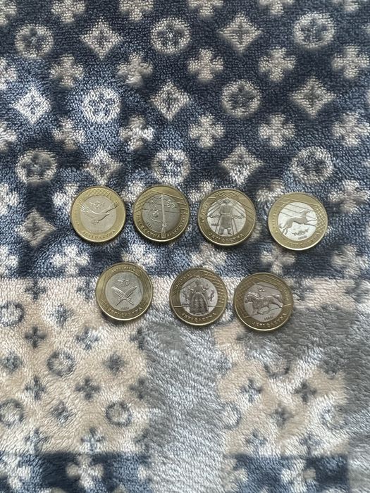 Жеті қазына, колекцционые монеты