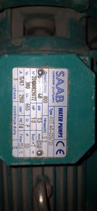 Сув насос 380 фаза