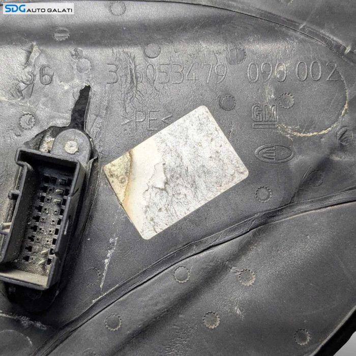 Oglinda Dreapta Electrica Opel Astra H 2004 - 2010 Cod 316053479 090002 ( Lipseste Capacul ) [LR2629]