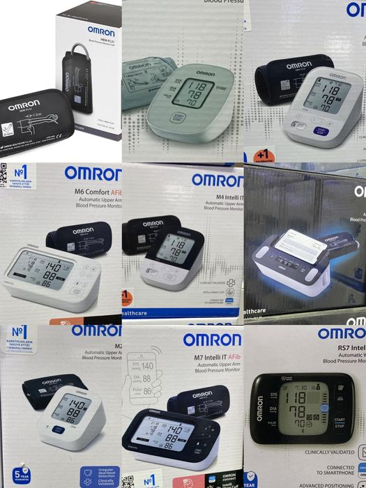 Тонометры  Omron M6 , M7 Intelli IT Afib