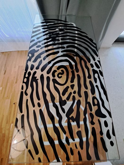 Blat sticla GLASHOLM IKEA(148x73)