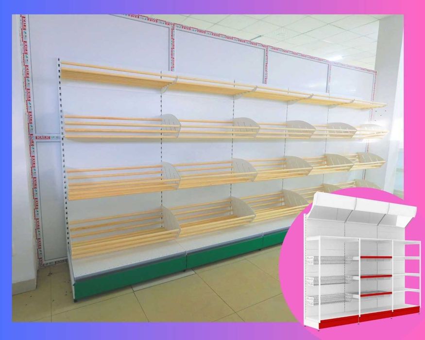 Стеллаж металлический сборный, konstruktiv metall stellajlar