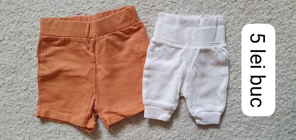 Lot haine bebelusi nou-nascuti marimea 50-56, pentru 0-3 luni