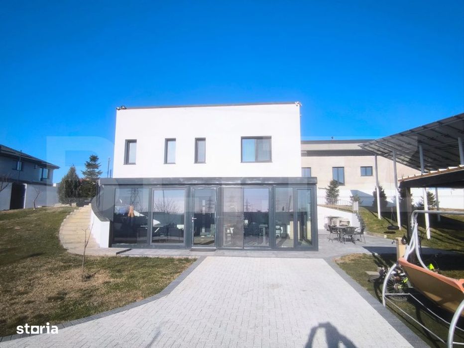 Casa moderna S+P, energy efficient, 180 mp si 1145 mp teren, Plaiul Vu