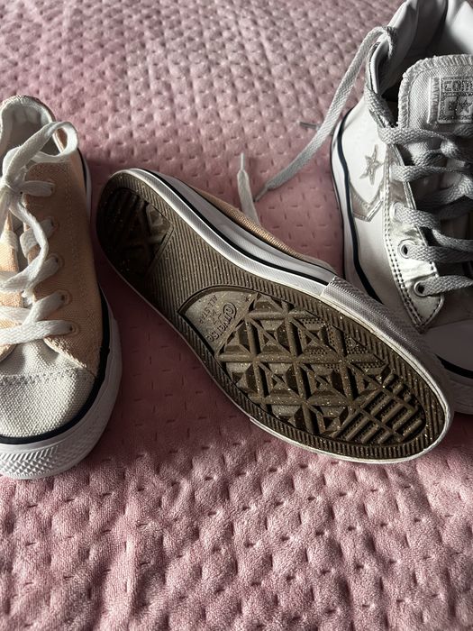 Детски кицове Converse и кожени сандали