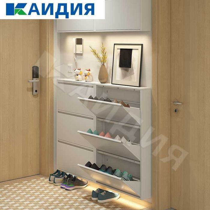 Kirish joyidagi poyafzal shkafi / eshik orqasidagi poyabzal shkafi