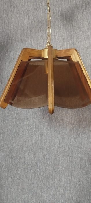 Люстра дерево натуральное