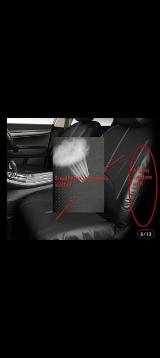 авто чехлы. эко кожа новые