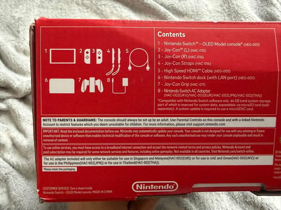 Nintendo switch oled