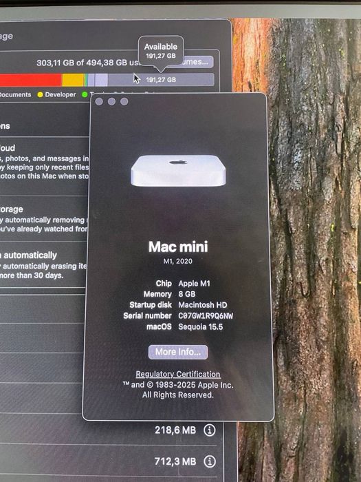 Компютър Apple Mac Mini M1 8GB/512GB