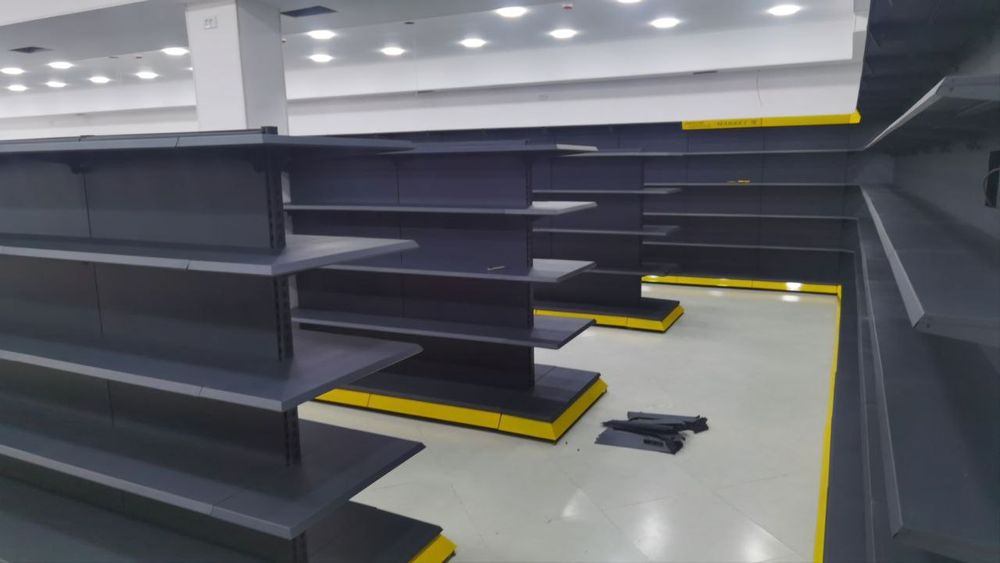 Stelaj magazinlar uchun vitrina xaladilnik