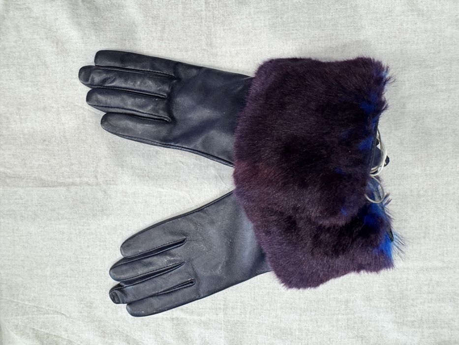 Дамски ръкавици естествена кожа Ted Baker