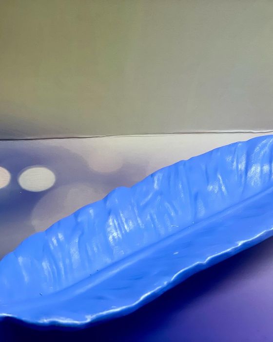 Поднос - Лист ручная работа.