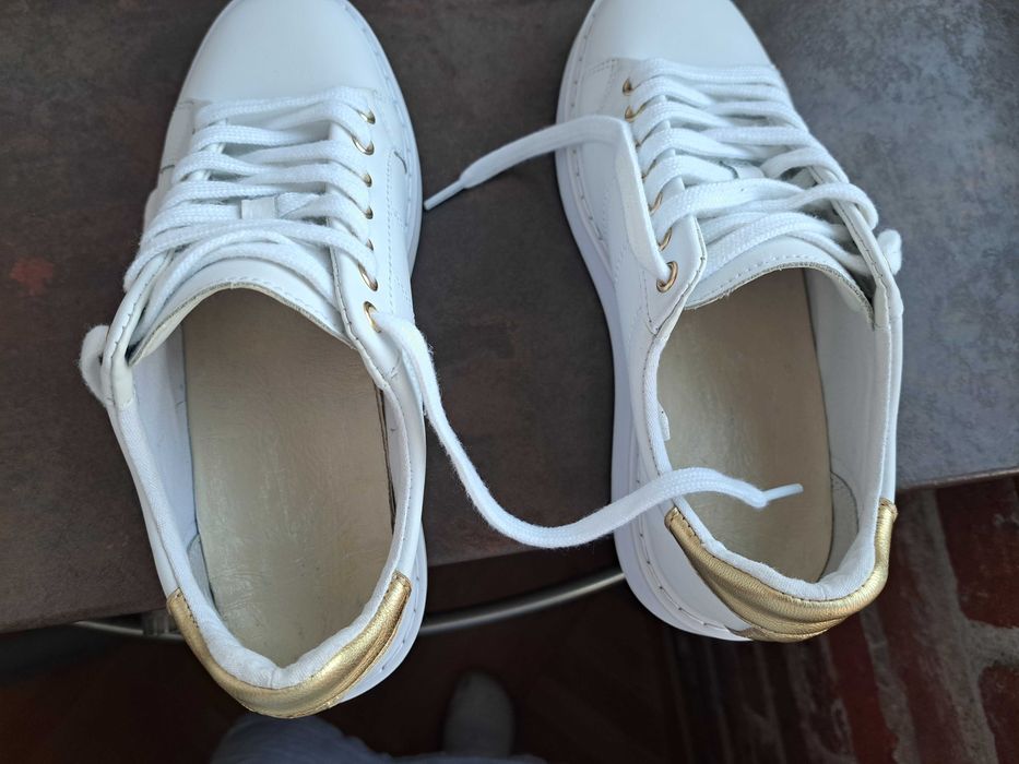 дамски обувки,кецове,маратонки,ном38,Ralph Lauren,сникърс кожени