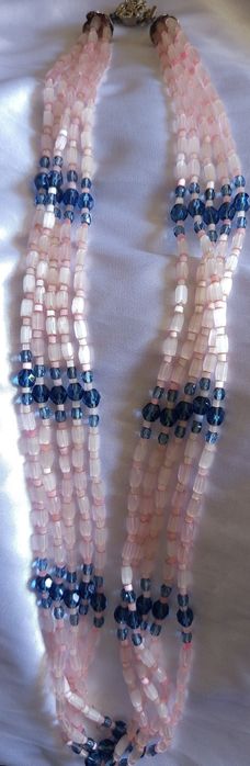 Винтажные чешские сатиновые бусы