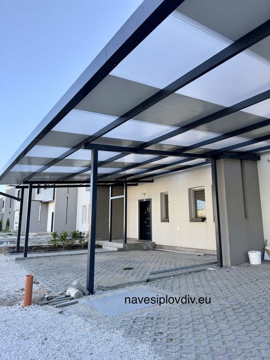Навеси от термопанел. Изработка и монтаж. С възможност за остъкление
