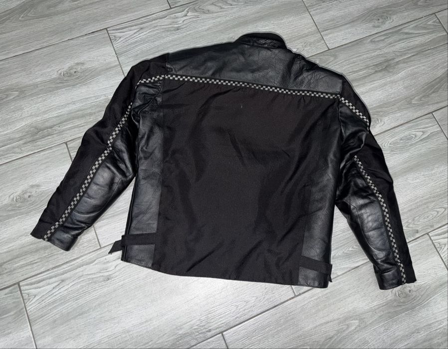 Geaca moto Harro piele și textil
