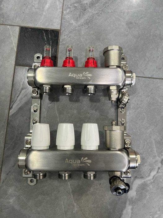 Коллекторы расходомерами для теплого пола tepliy pol kollektor