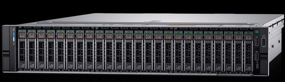 Dell R740xd сървър 24x 2.5" SFF, бленда