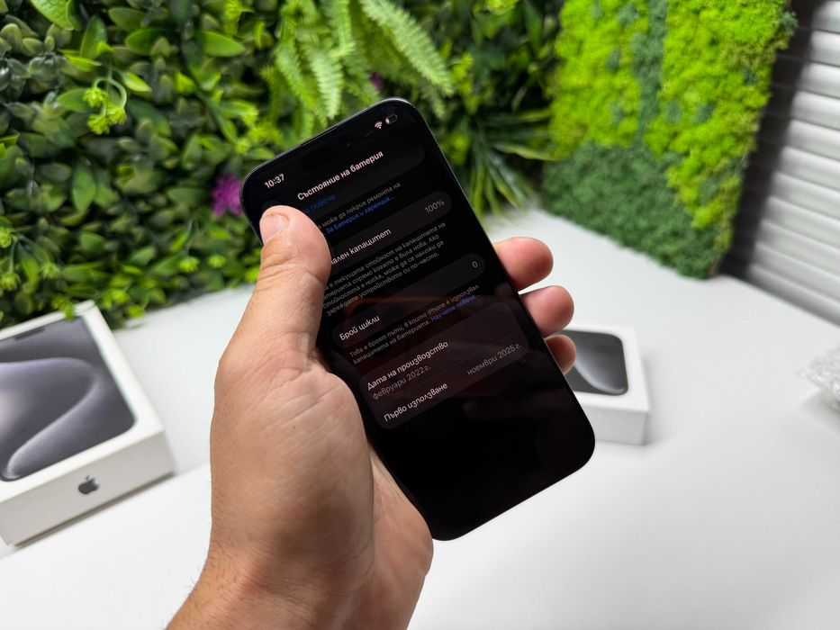 iPhone 15 Pro 128GB 100% Батерия Titanium