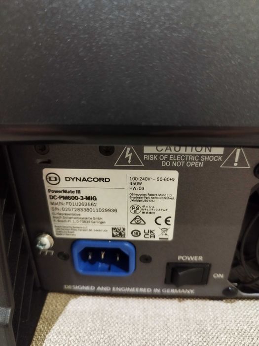 Dynacord power mate 600-3 Dynacord c12.2