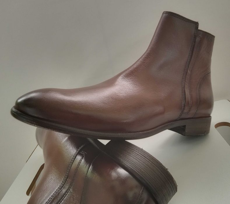 Ghete jodhpur chelsea de lux Sacha Italy 44 piele naturala moale