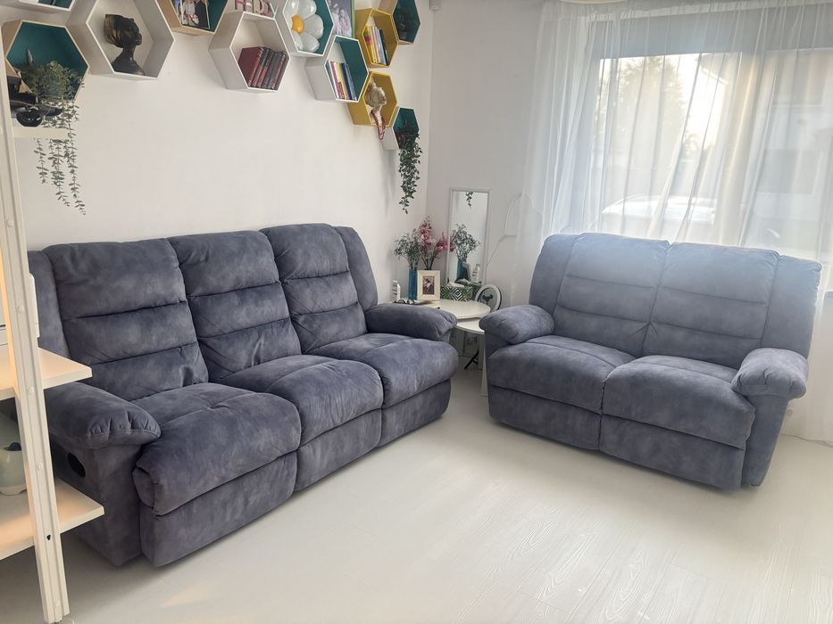 Set 3 Canapele cu reclinere Mobexpert