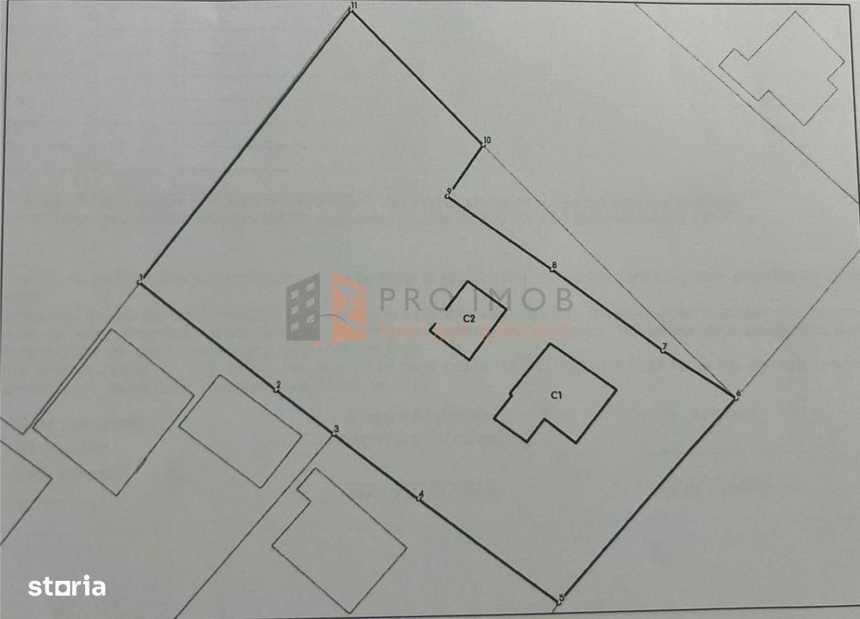 Teren intravilan zona Merei