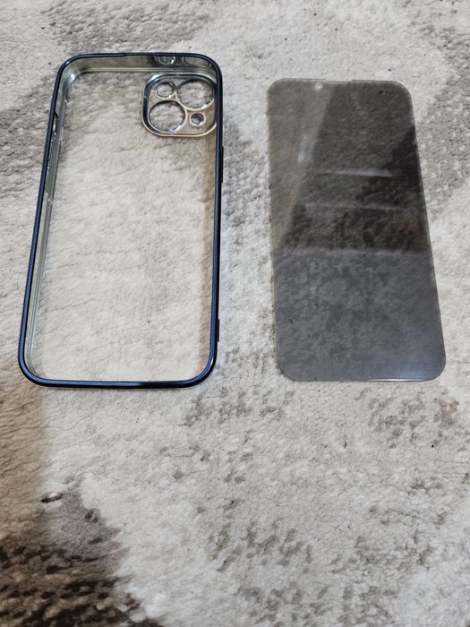 Pachet Husă iphone 13+protecție sticlă antispy