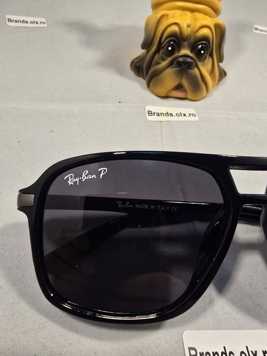 Ochelari de soare polarizati Ray-Ban RB4181, Black, Made in Italy