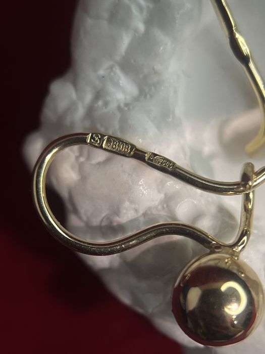 Золотые серьги/BariBarShop/0•0•24