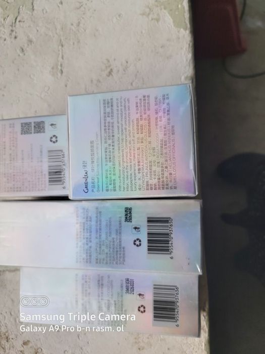 Greenleaf nabori. Yuz parvarishi uchun.