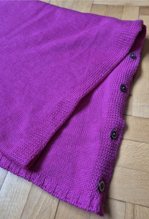 Şal Poncho de lux Pura Lana Italia, Convertibil, Lână Pură