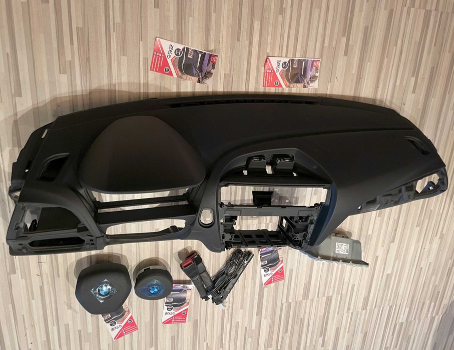 BMW F20 F21 seria 1 / 2 plansa de bord - kit airbag volan M - pasager