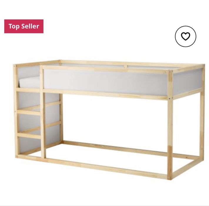 Детско легло IKEA с две позиции Kura 99х209