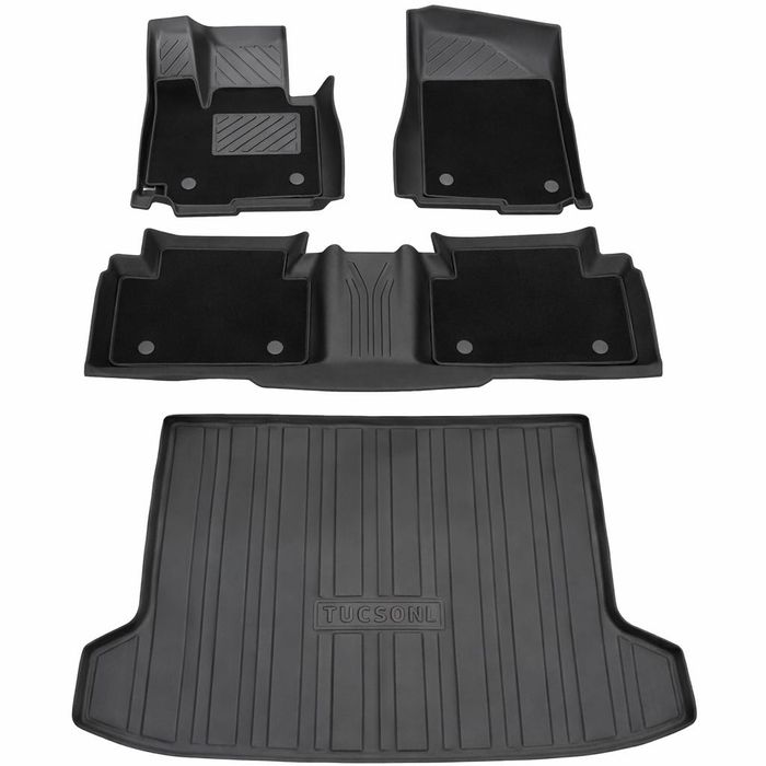 Полики TPE с ковриками для Hyundai Tucson NX5 2025 + полик багажника