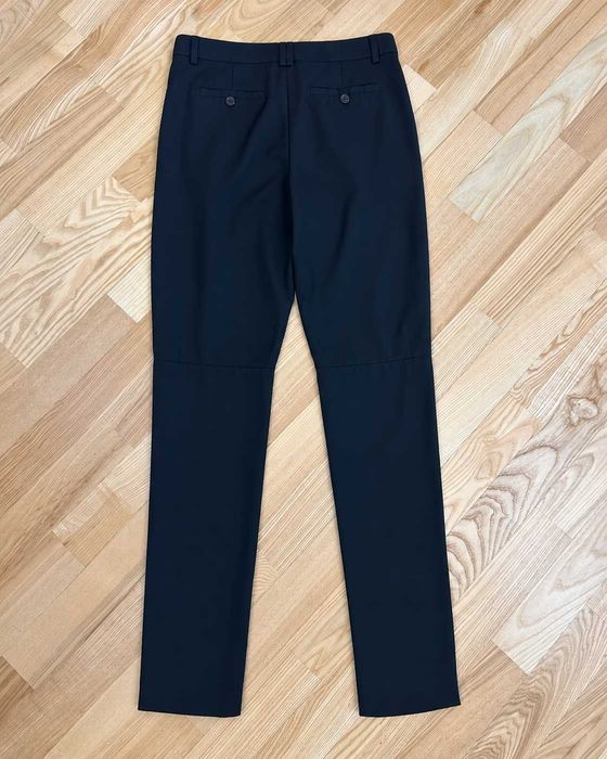 Pantaloni eleganți damă Massimo Dutti Woman din lână și mătase negri Mărimea L