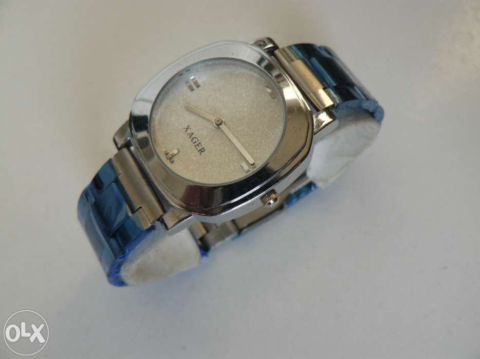 Ceas Barbati Cu Bratara Metalica "XAGER" Mecanism Quartz