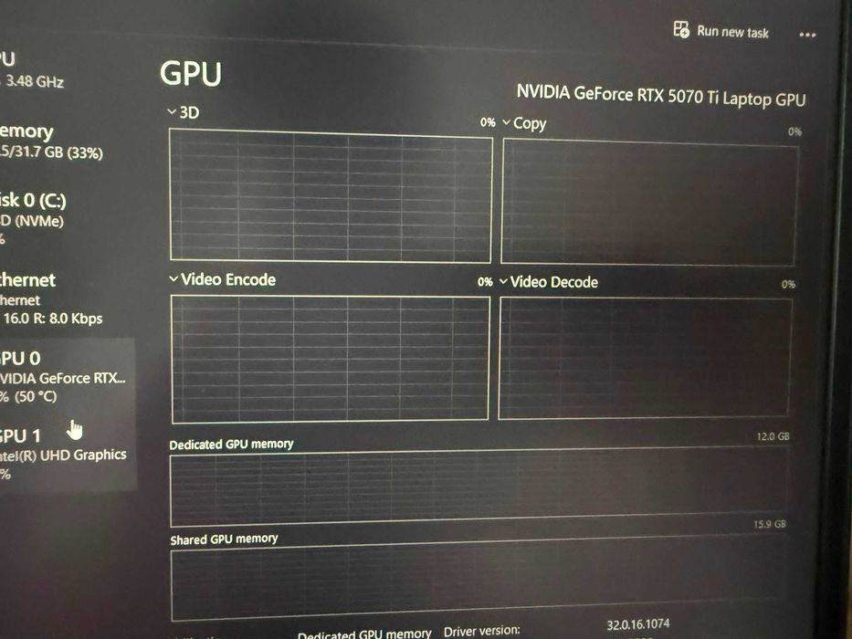 Tulpar T6 Гейминг Лаптоп – i9-14900HX, RTX 5070 Ti, 32GB RAM, 180Hz