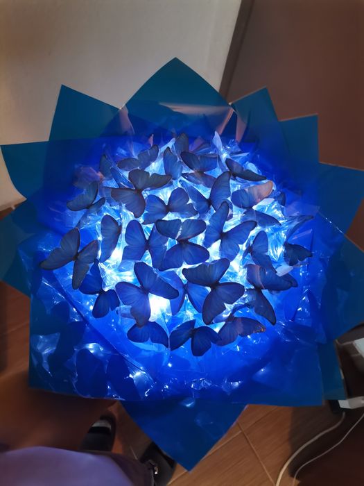 Светещ букет от пеперуди