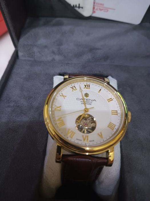 Дамски Швейцарски Автоматичен часовник Catena -800лв Нов